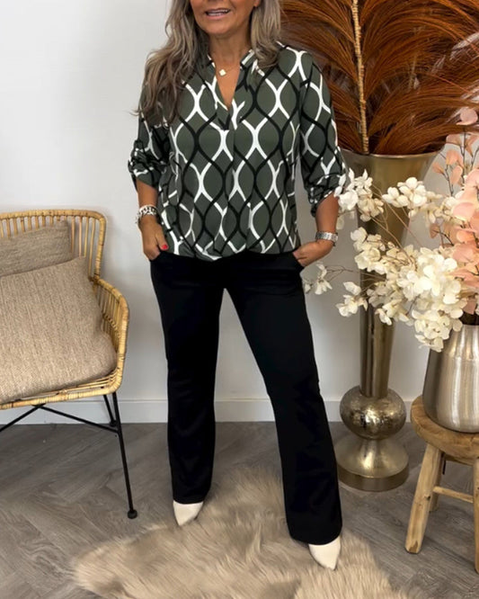 AURORA - BLUSA ESTAMPADO DE DISEÑO