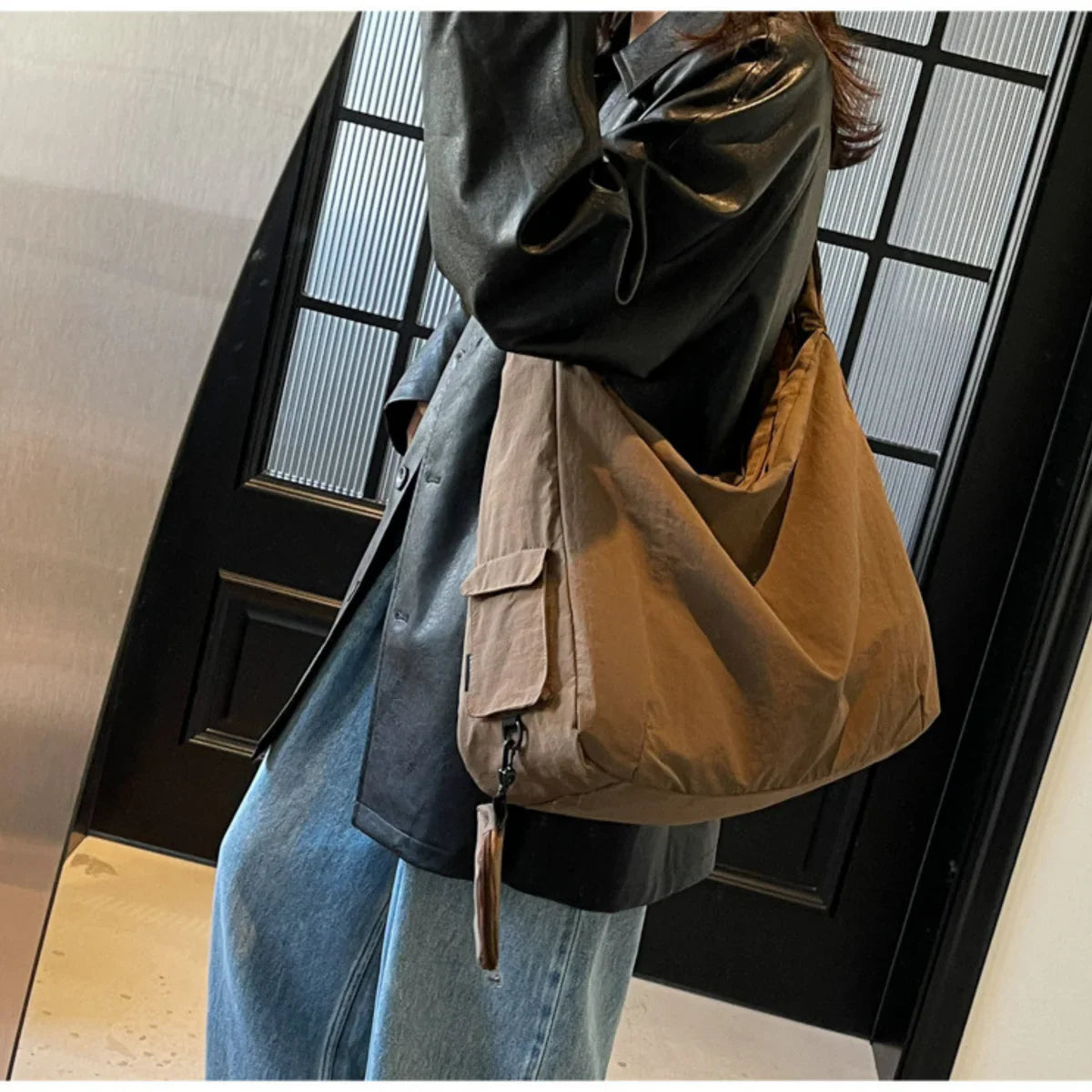 CAFÉ MILANO | BOLSO DE NYLON LIGERO