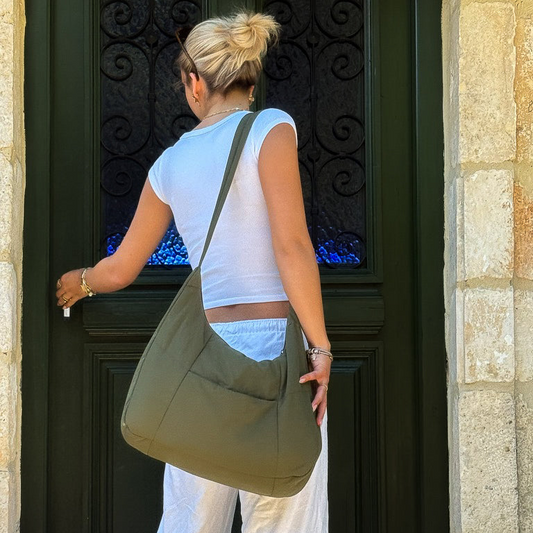 SELVA VERDE | BANDOLERA DE NYLON IMPERMEABLE