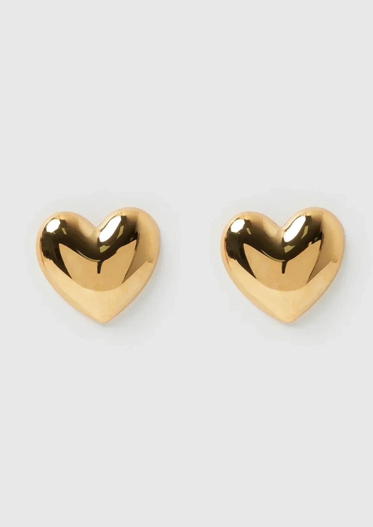 Elena™️ | Pendientes de Corazón Chapados en Oro y Plata