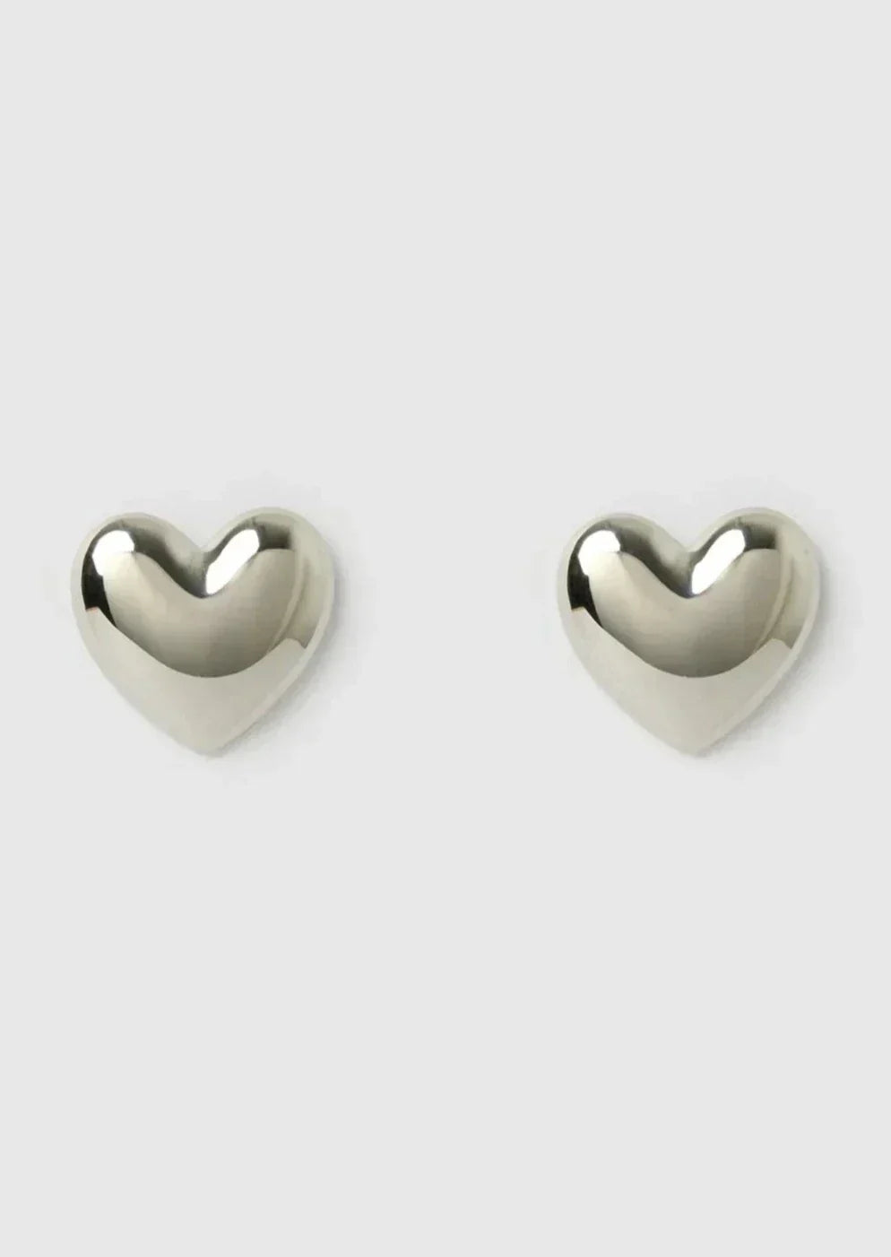 Elena™️ | Pendientes de Corazón Chapados en Oro y Plata