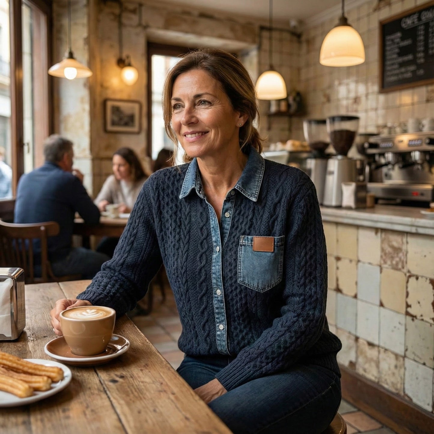 MILA™ | CAMISA CASUAL PATCHWORK