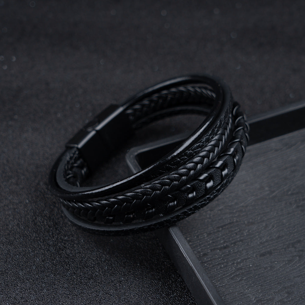 Carlos™️ | Pulsera Exclusiva de Cuero para Hombres
