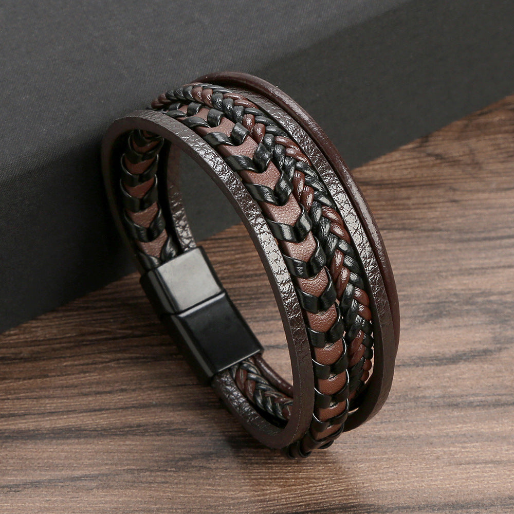 Carlos™️ | Pulsera Exclusiva de Cuero para Hombres