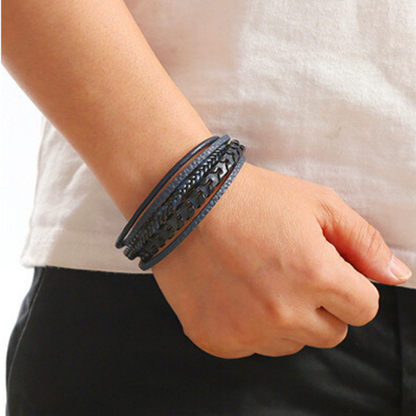 Carlos™️ | Pulsera Exclusiva de Cuero para Hombres