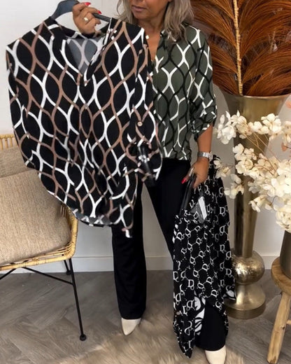 AURORA - BLUSA ESTAMPADO DE DISEÑO