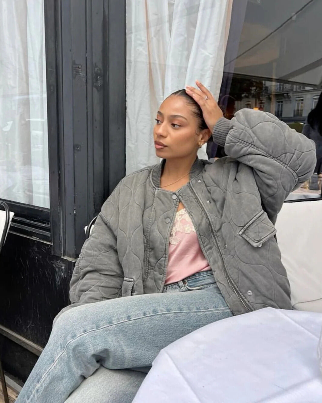 LEONA | CAZADORA ACOLCHADA ESTILO BOMBER