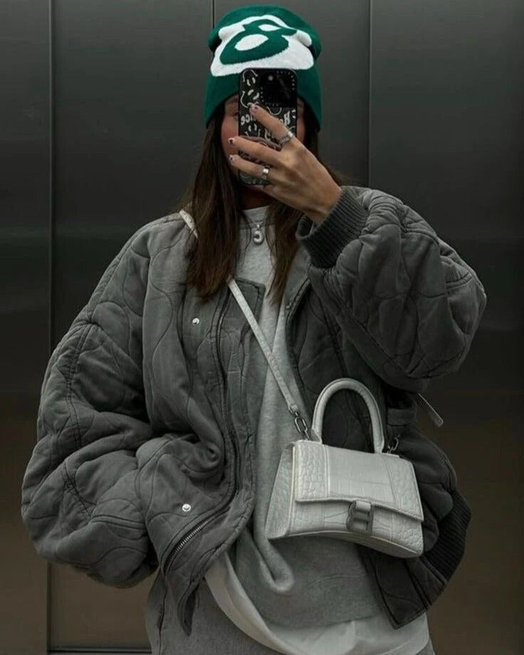 LEONA | CAZADORA ACOLCHADA ESTILO BOMBER