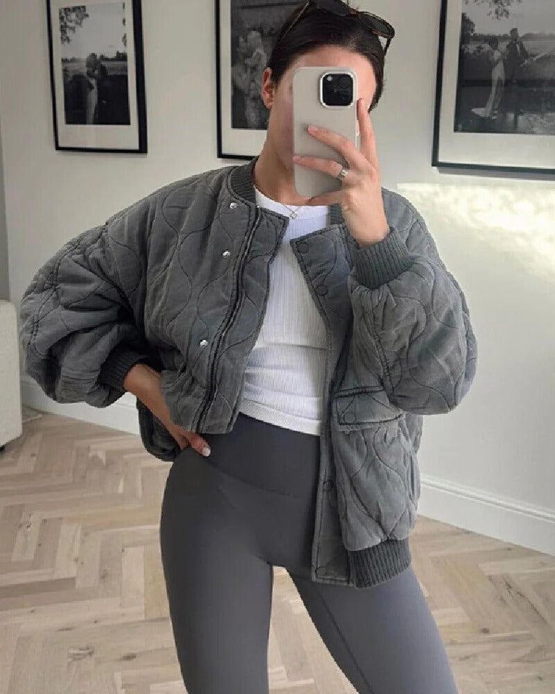 LEONA | CAZADORA ACOLCHADA ESTILO BOMBER