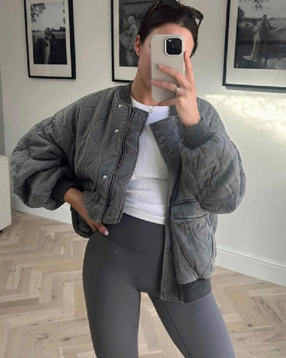 LEONA | CAZADORA ACOLCHADA ESTILO BOMBER