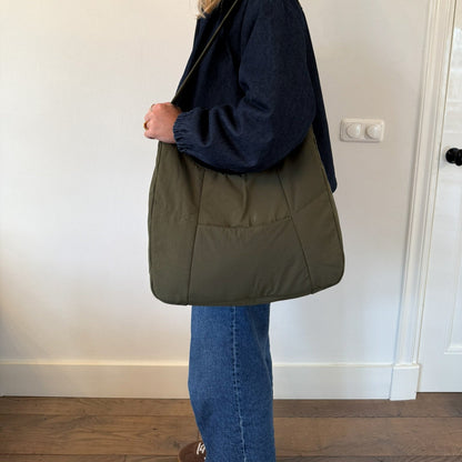 SELVA VERDE | BANDOLERA DE NYLON IMPERMEABLE