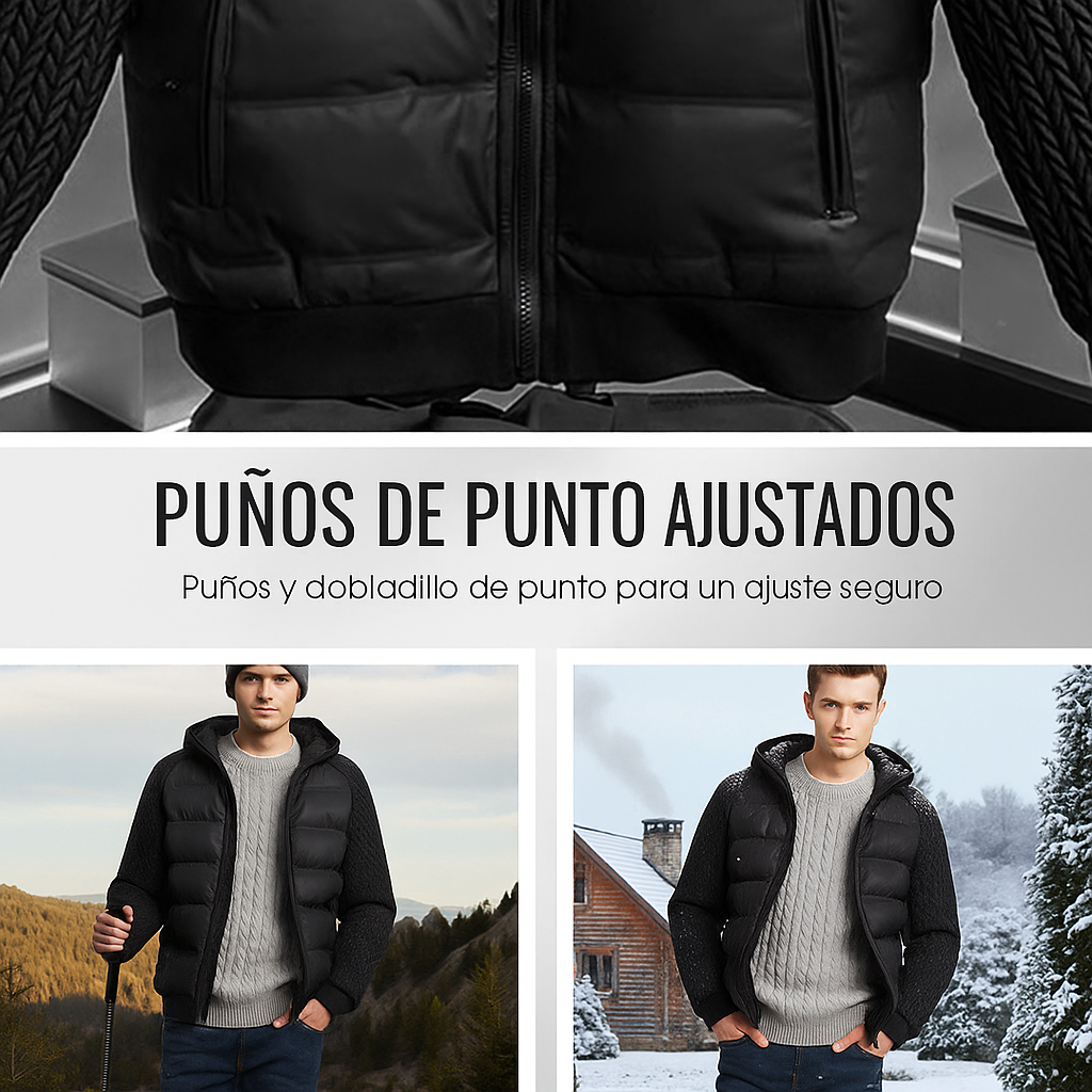 CHAQUETA TÉRMICA CAPUCHA | ACOLCHADA, CORTAVIENTOS & ESTILO URBANO