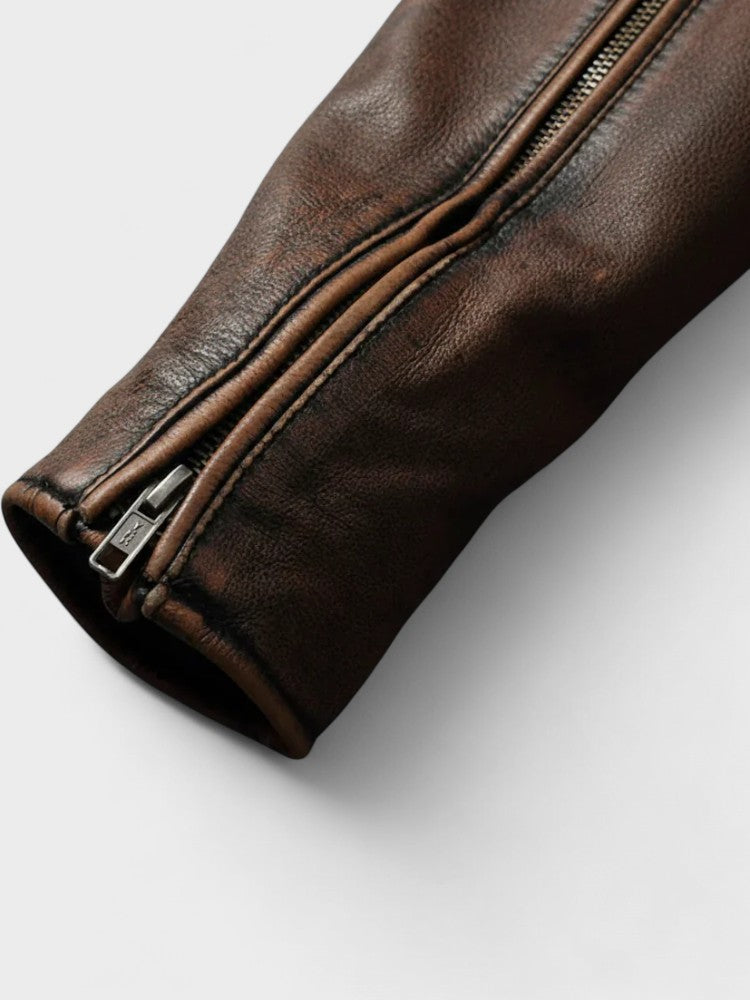 TROELS™ | CHAQUETA DE CUERO ELEGANTE