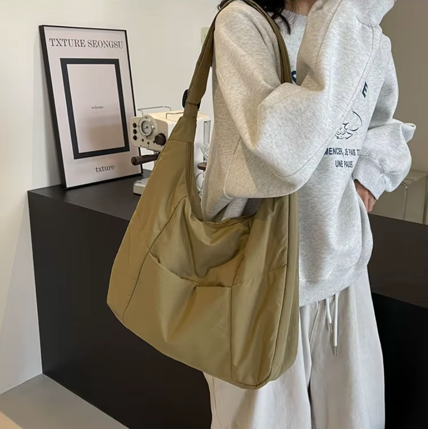 TERRA DI SIENA | BANDOLERA DE NYLON IMPERMEABLE