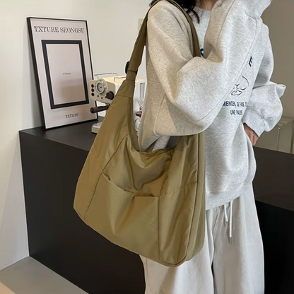 TERRA DI SIENA | BANDOLERA DE NYLON IMPERMEABLE