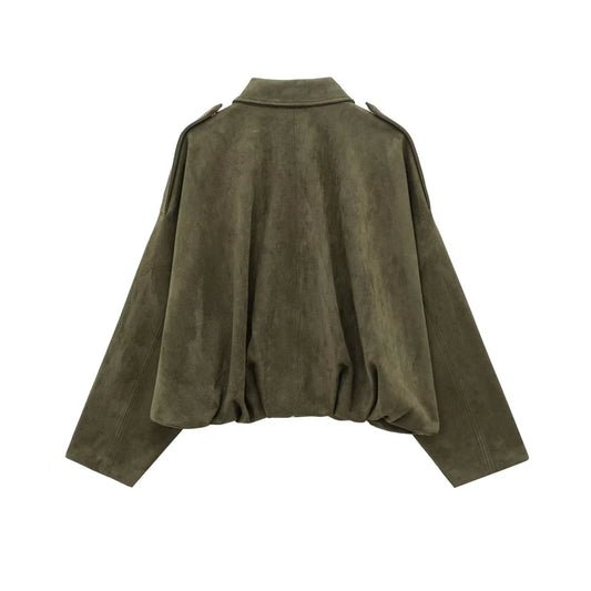 Women's Faux Suede Jacket