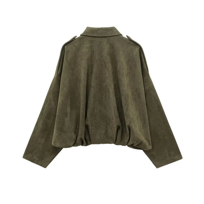 Women's Faux Suede Jacket