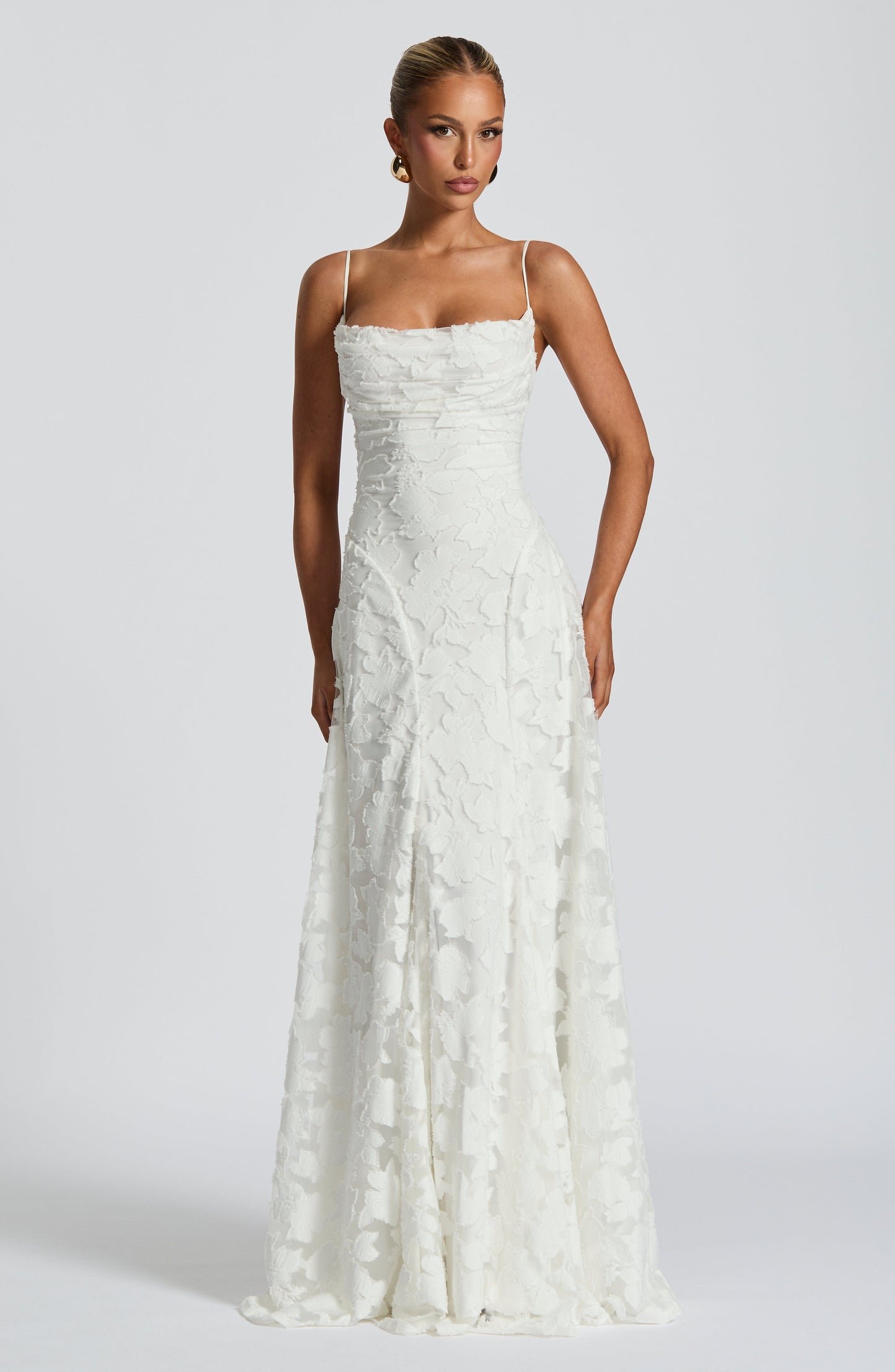 SERENA™ | VESTIDO LARGO ENCAJE