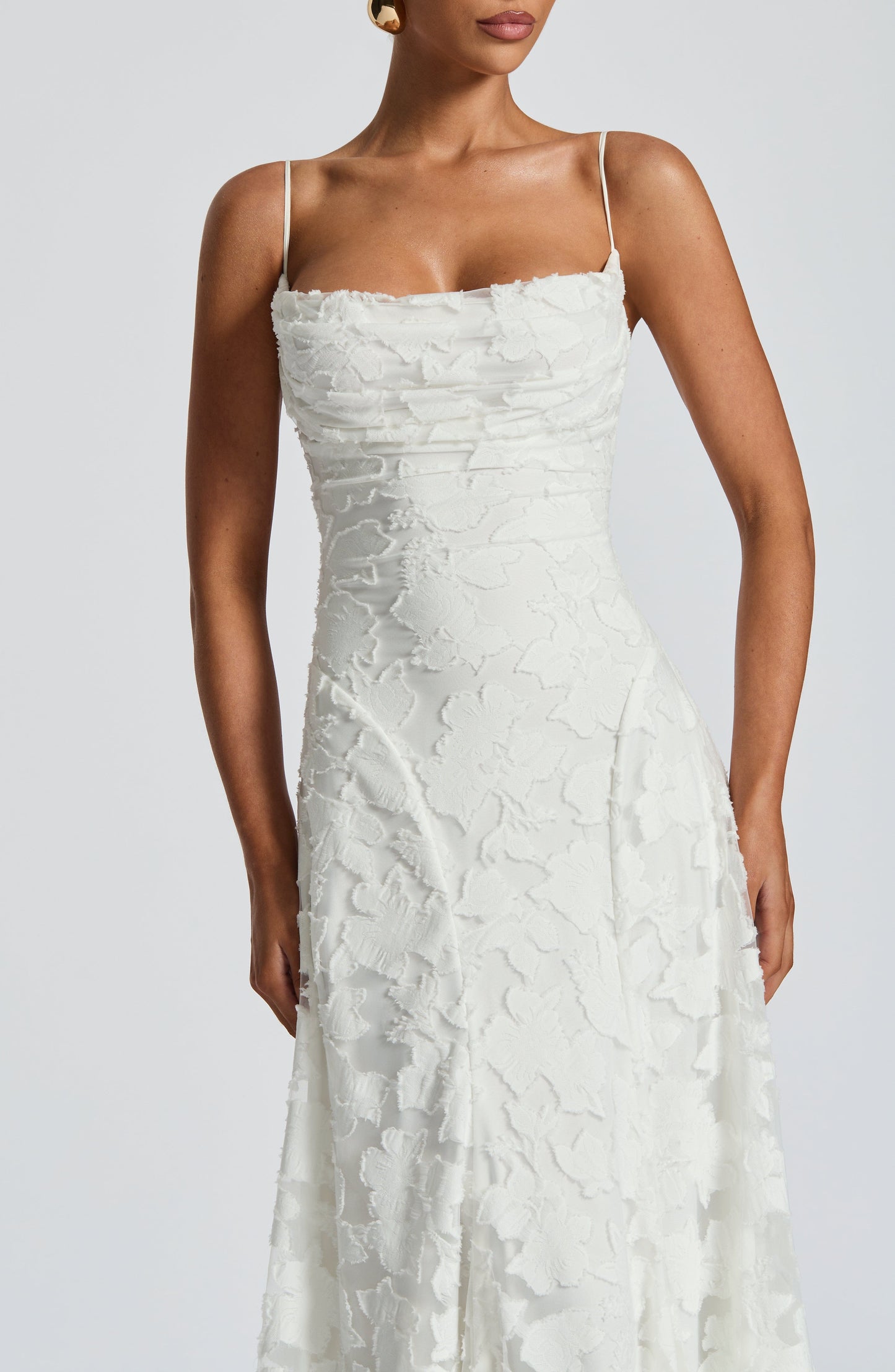 SERENA™ | VESTIDO LARGO ENCAJE