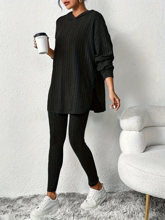 Kim Ribbed Knit Lounge Set