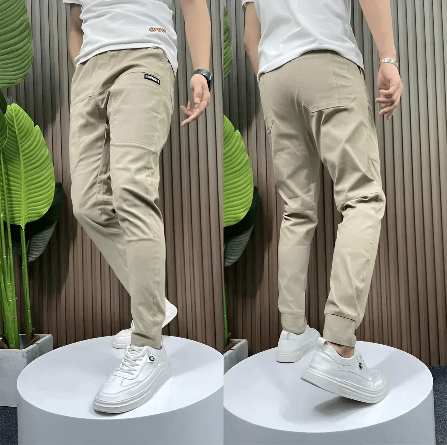 ENZO™ - PANTALÓN CARGO ELÁSTICO PREMIUM