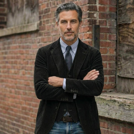 MANUEL | CONJUNTO DE BLAZER Y CHALECO PREMIUM